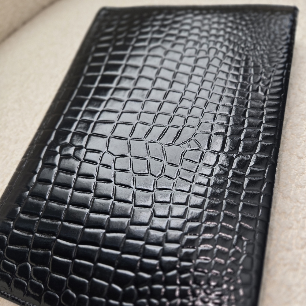 Yves Saint Laurent Vintage Black Patent Clutch - Picture 6 of 17